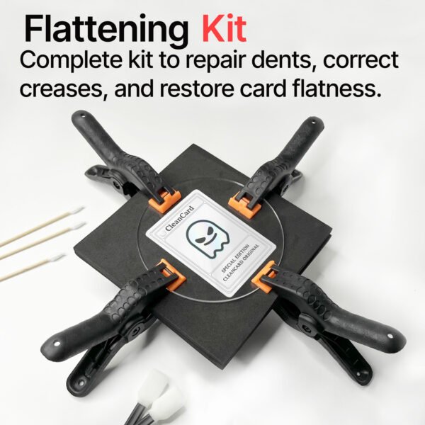 flatten pokemon cards Card Flattening Kit Trading Card Flattening Tool Kit,Reddish-brown,Wooden Most effecient and safest way